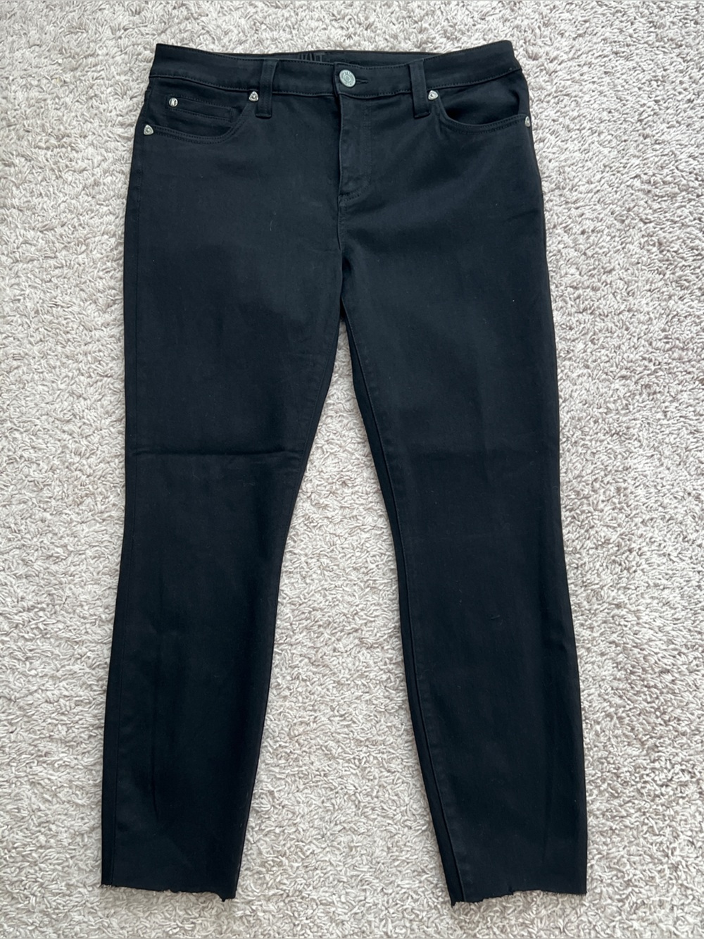 Kut from the Kloth Black Carlo Ankle Skinny Jeans Sz 10 NWOT